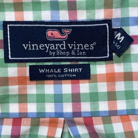 Boys/Kids Vineyard Vines Dress Shirt Size YM - Picture 3 of 11
